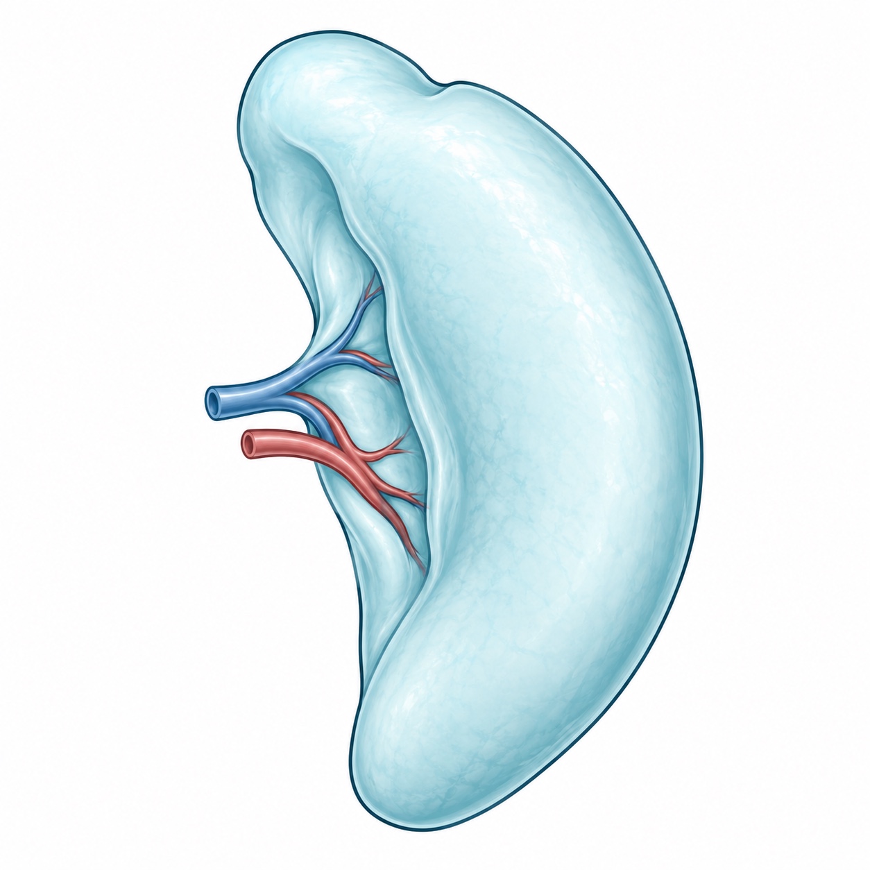 Esquema ilustrativo de Bazo · Esplenectomía
