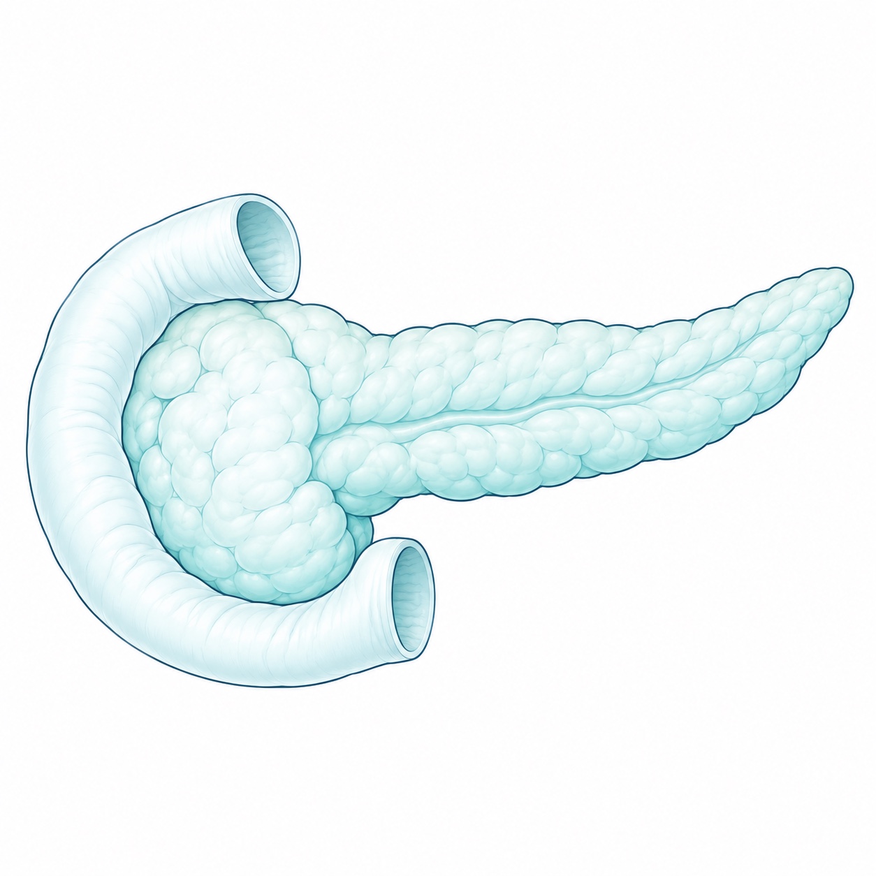 Esquema ilustrativo de Páncreas